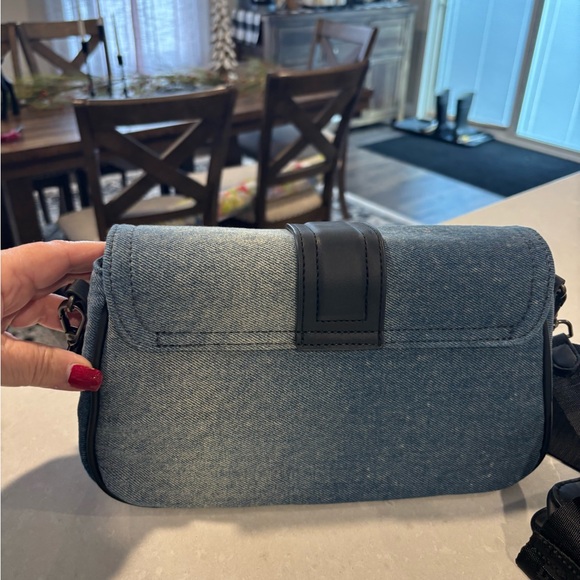 Steve Madden Denim and Black Crossbody Bag - Picture 2 of 7